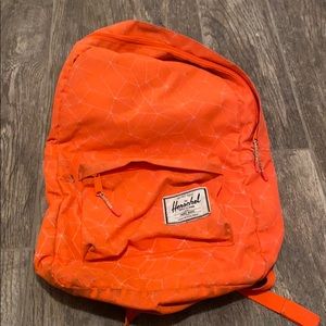 Herschel bright orange small backpack